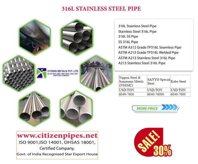 316L stainless steel pipe