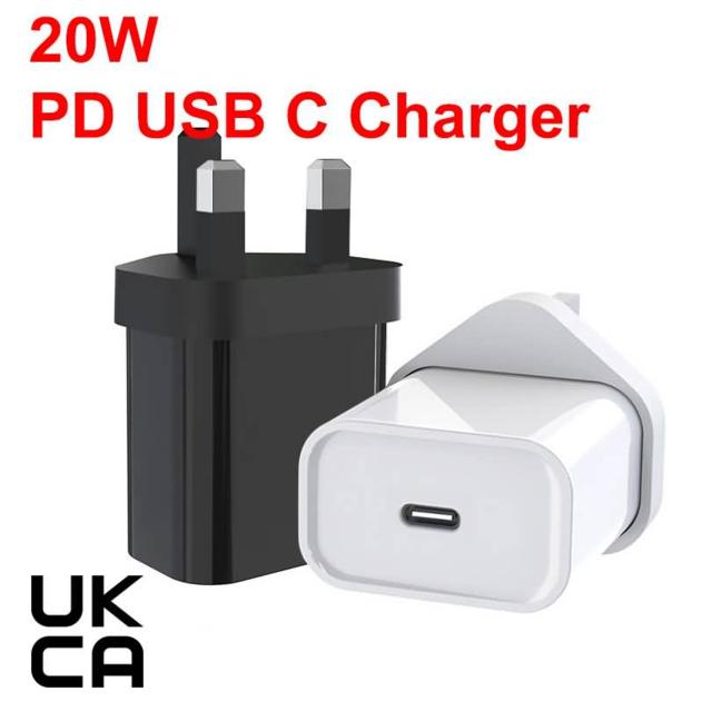 UKCA 20W PD UK Plug USB C Quick Charger Mobile Phone Wall Charger Adapter| SKU: IL-ACC-CB-PC21070904