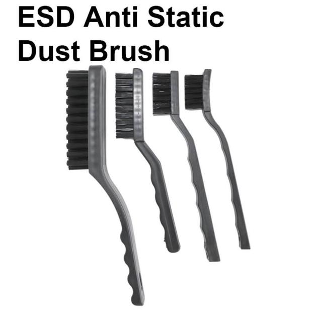 Black Non Slip Handle Pcb Rework Esd Anti Static Dust Brush | SKU：IL-ET-ESD-ESDS21072402