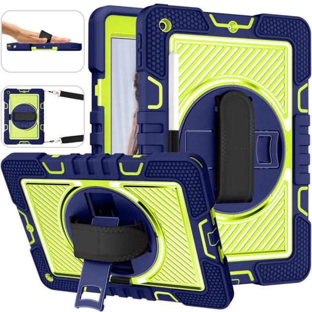 For iPad 9.7 10.2 11 Pro Mini 4 2017 2018 2020 Shockproof Case with Shoulder Straps | SKU：IL-PAD-ARM