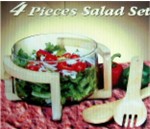 Sell Stock Lot SB01 - 4 PC Salad Bowl Set