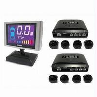 Wireless Double Main Box LCD Parking Sensor with Rated Voltage of 12V DC