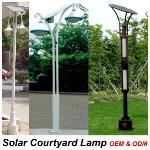 solar courtyard lights