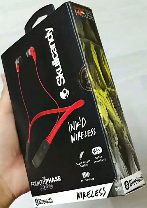 wholesale Skullcandy Ink'd wireless earphone retail pack from citigroup