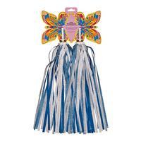 (CK-1387) Streamers / Color : Silver , Blue