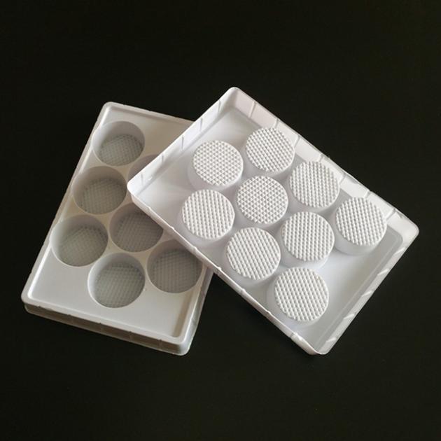 China factory supply disposable Blister Food biscuit plastic packaging tray with dividers