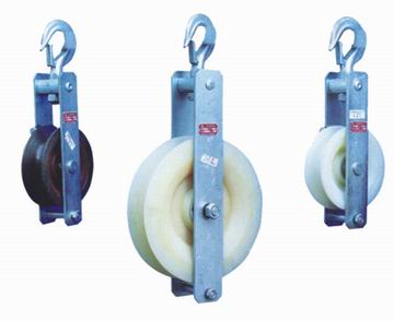 Earthwire stringing block