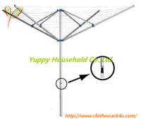 adjustable 60m rotary airer with ground spike