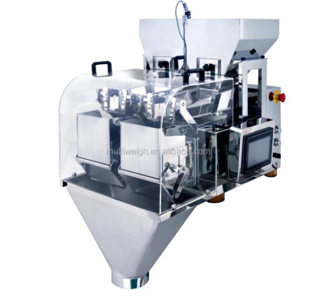 New Generation 2 Head Linear Weigher Packing Machine For Sugar Slat Rice