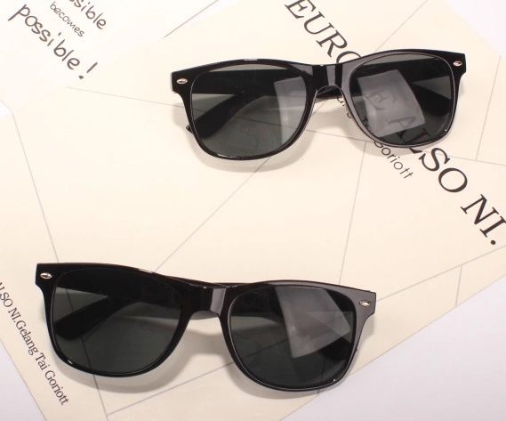 black sunglasses