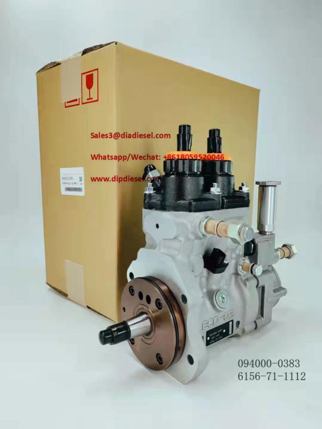 Common Rail Fuel pump 094000-0383 for KOMATSU PC450-7 6156-71-1112 