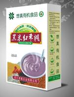organic black rice-jujube paste