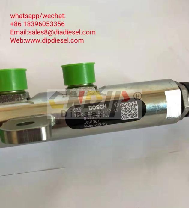 4981367 0445224048 Common Rail Oil Pipe