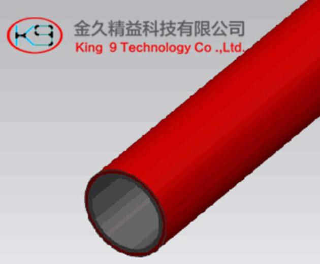 PE Coated Lean Tube (KJ-2010RE)