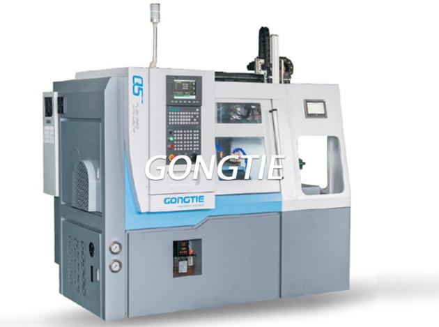 CNC lathe with gantry loader