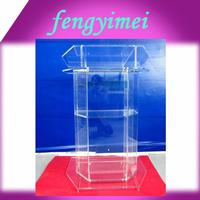 Clear Acrylic podium