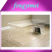 Clear Acrylic End Table 
