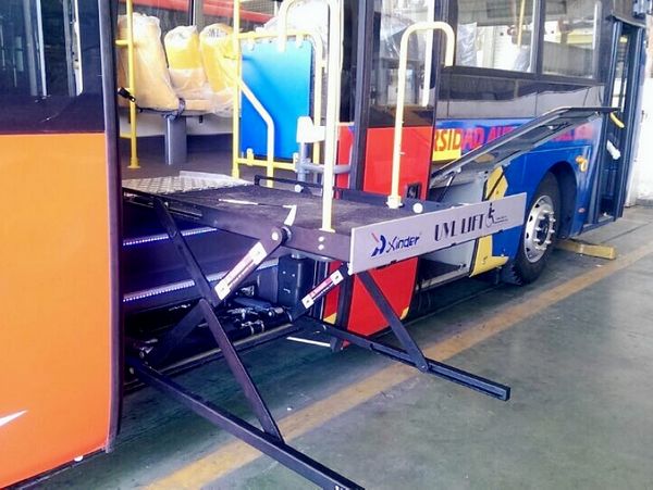 UVL-700/1300 Wheelchair Lift (in bus step)