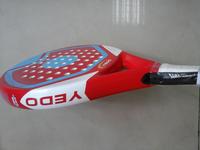 China 2014 new OEM carbon fiber graphite paddle beach racket