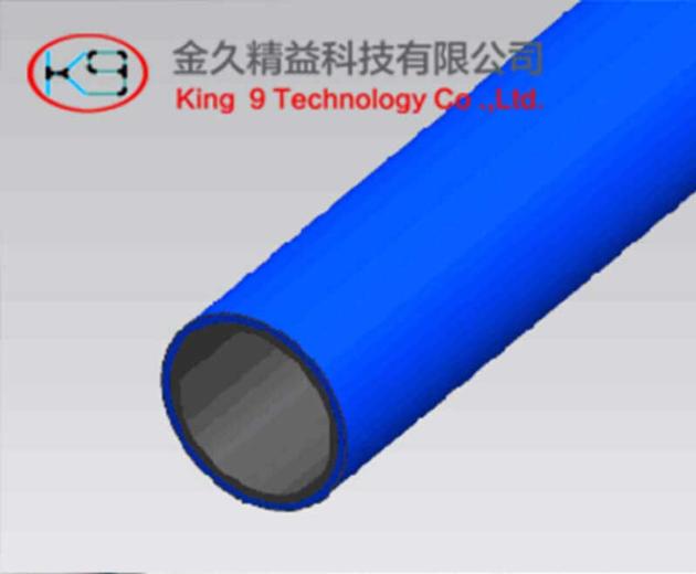 Blue Color 1.0mm Lean Pipe