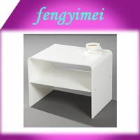 Clear Acrylic End Table 