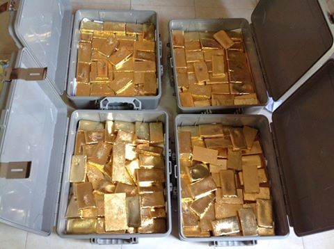 22K Gold Dore Bars