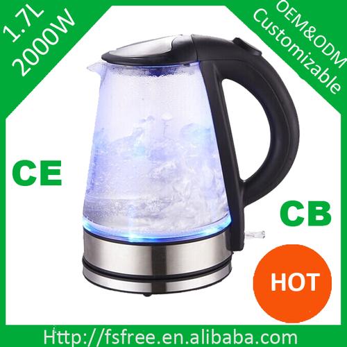 Kettle with good quality glass kettle