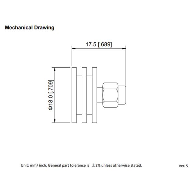 DC 18GHz RF Coaxial Termination Dummy