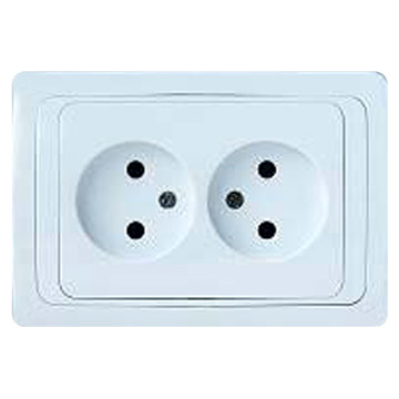 Double Socket W/O Earthing