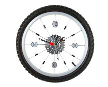 bicycle tyre clock