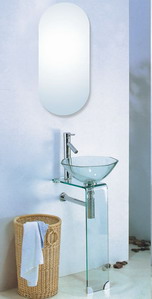 glass sink