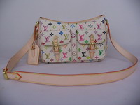 replica Louis Vuitton Monogram Multicolore Lodge GM White M40051