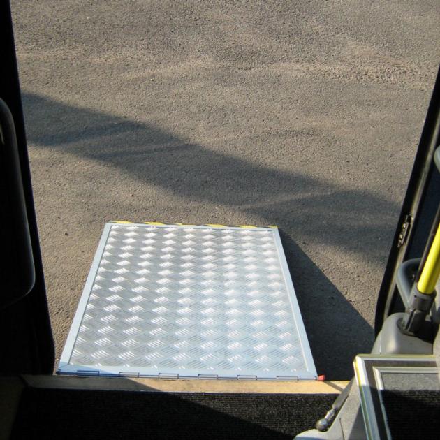 MWR Manual Wheelchair Ramp For Bus