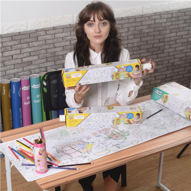Custom Giant Wall Size Coloring Book