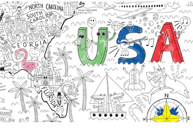 Custom Giant Wall Size Coloring Book