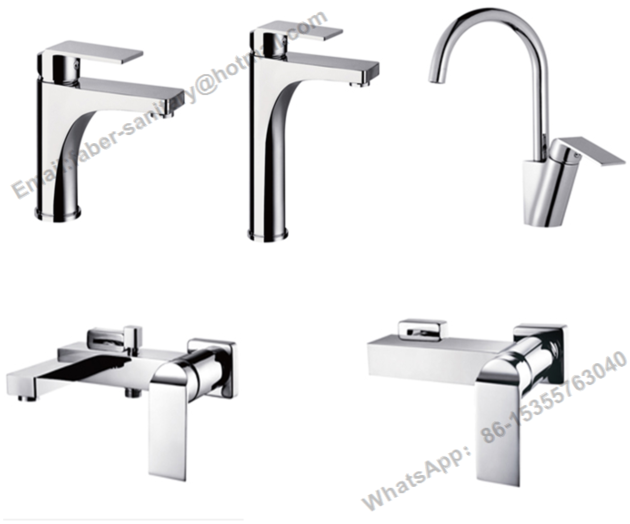 Single Handle Square Basin Water Faucet