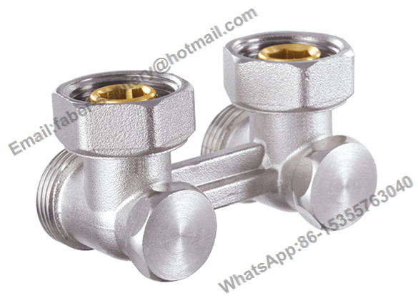 Straight Brass H Radiator Valve