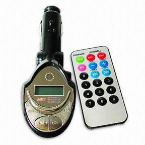 Car MP3 Player with Audio Cable and Remote Control