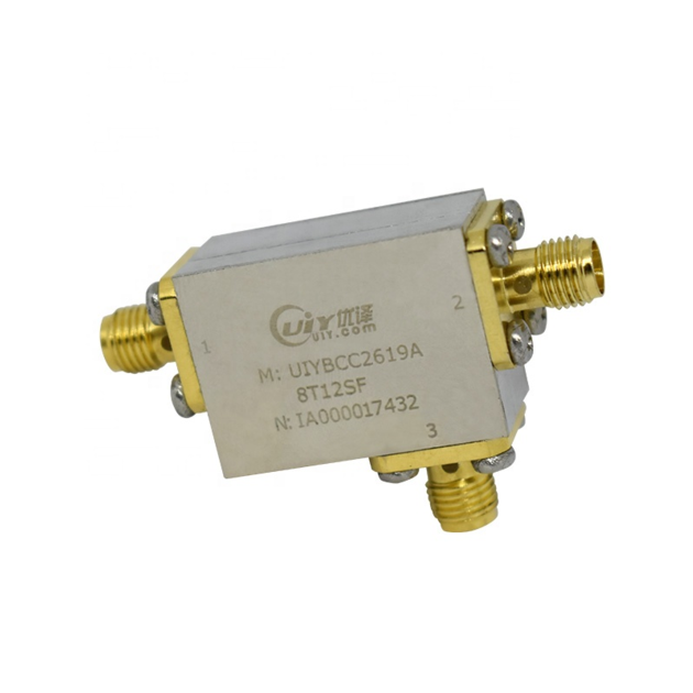 UIY 8 ~ 12GHz SMA-Conector Type rf Broadband Circulator made in china 