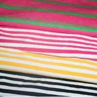 cotton single jersey/yarn-dyed knitting fabric