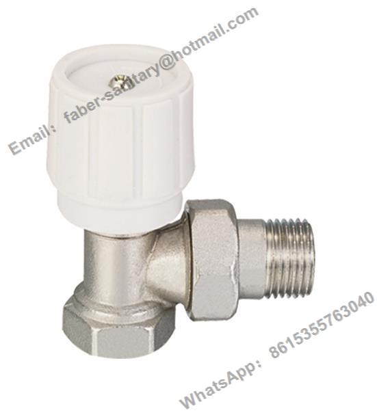 China Supplier 1/2 3/4 Inch Water Brass Thermostatic Radiator Valve