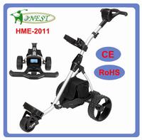 Hot Sale electric golf trolley HME-2011 with Colorful LCD DISPLAY