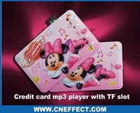 Credit Card Mp3 Player With Tf Slot