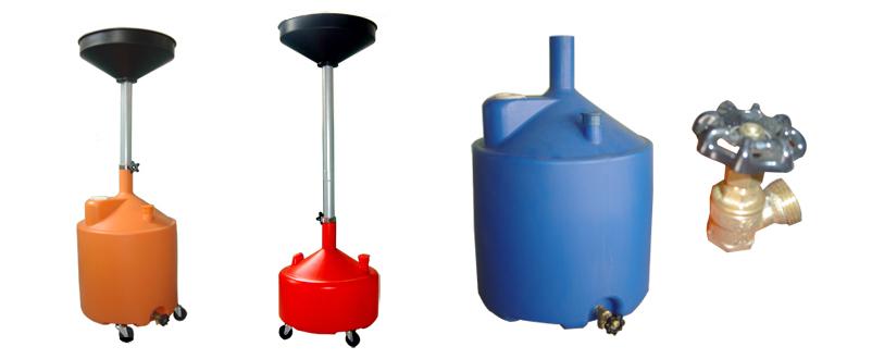 Portable Oil Drains and Oil Drain Pans