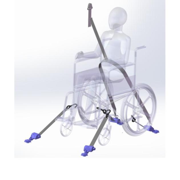 X 801 1 Wheelchair Restraint System