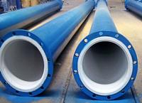 plastic lined pipe for dredging 
