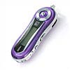512MB Built-in FM MP3 Player (Peanut) - Clear Purple