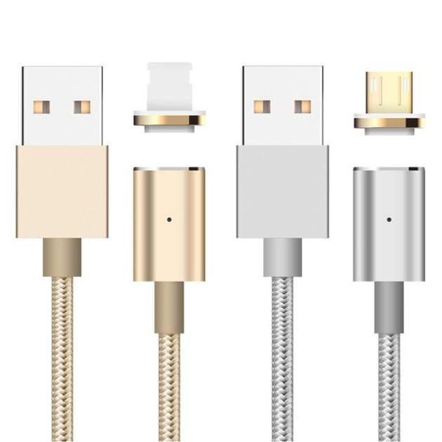 Magnetic USB Cable, USB A to Lightning Cable / Type C Cable / Micro USB Cable, Fast Charging and Dat