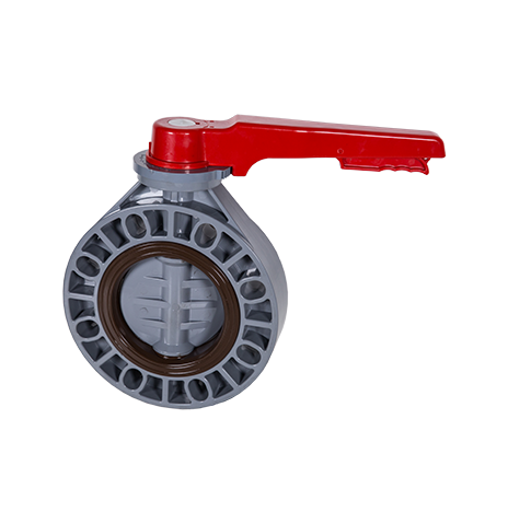 New CPVC Hand Wheel DN40-DN150 Butterfly Valve