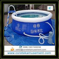 inflatable plastic large swimming pool
